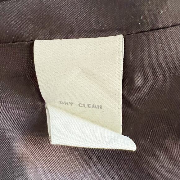 Vintage Appleseeds Wool Tweed Blazer Womens 14 Chocolate Brown Work Office - Picture 6 of 6